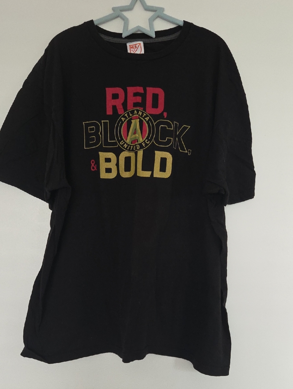 Atlanta United FC "Red, Black & Bold" Black Graphic Tee